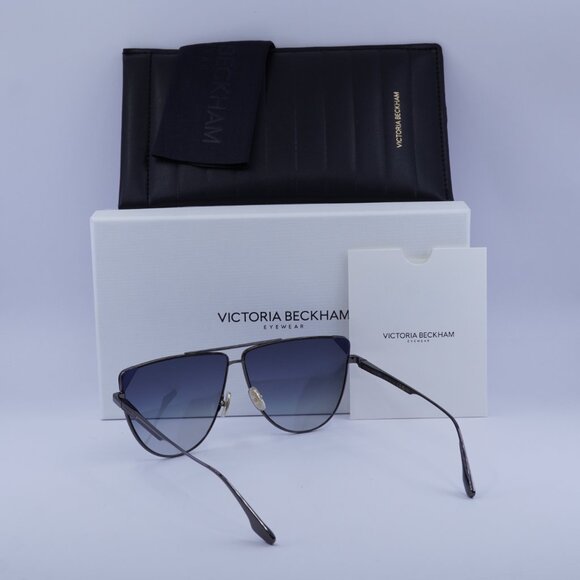 Victoria Beckham VB239S 319 Aviator Sunglasses – Grey/Blue - Picture 7 of 11
